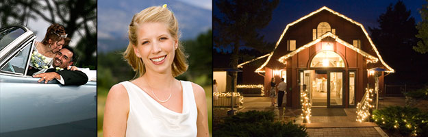 wedding photos of the big red barn at meadows at marshdale